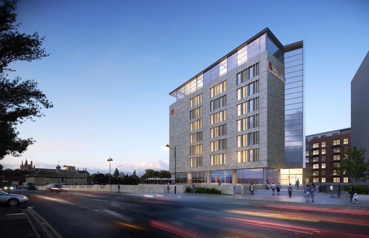 Hilton Garden Inn Peterborough City Centre Esterno foto